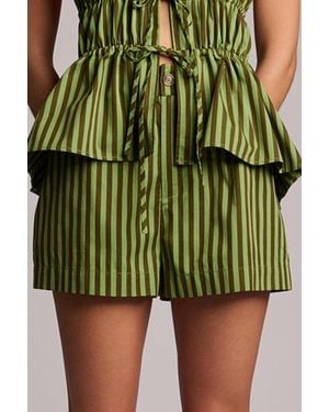 Hevron Remi Shorts - Green
