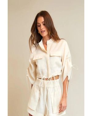 Hevron Eva Top - Natural