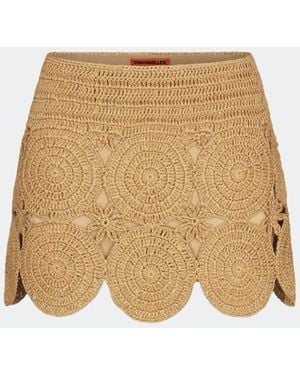 Simon Miller Beep Beep Mini Skirt - Natural