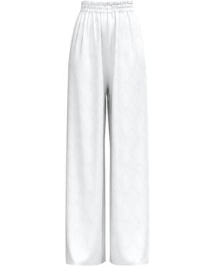 Diarrablu Leer Pants - White