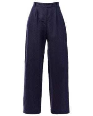 Hevron Michelle Pant (Final Sale) - Blue