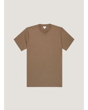 Sunspel Heavyweight T‑Shirt - Natural