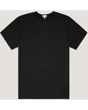 Sunspel Classic T‑Shirt - Black