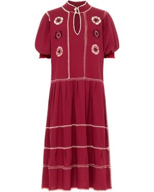 Carolina K Dom Oaxaca Dress (Final Sale) - Red