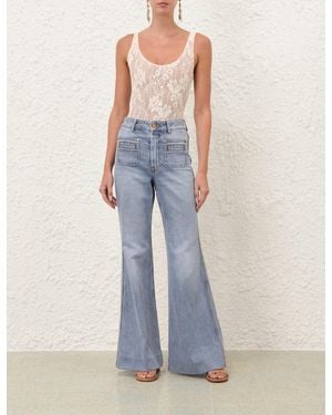 Zimmermann Denim Flare Jean - Blue