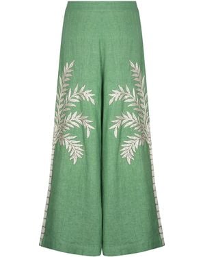 Carolina K Palazzo Pant - Green
