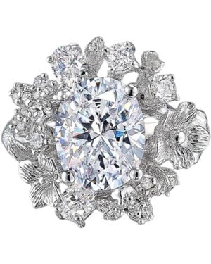 Anabela Chan Posy Diamond Ring - Metallic