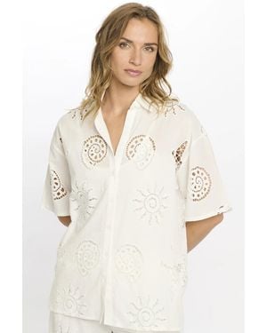 Miss June Shirt Kyle - White