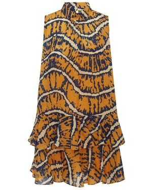 ALÉMAIS Ripple Mini Dress - Natural
