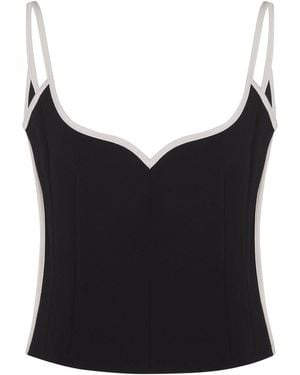 Paris Georgia Basics Heart Singlet - Black