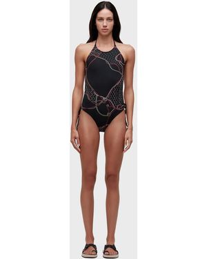 Osklen Knot Halter Swimsuit - Multicolor