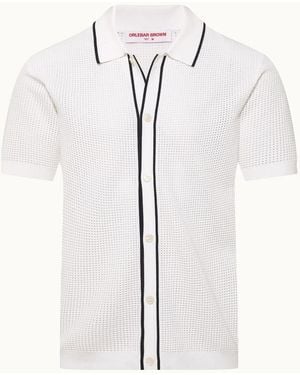 Orlebar Brown Roddy Button-True Stripe Shirt - Multicolor
