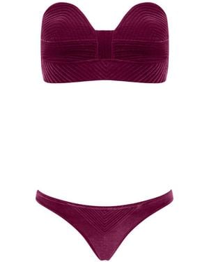 Almar Maria Bikini Pants Velvet - Purple