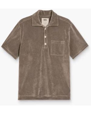 Oas Morel Girona Velour Shirt - Gray