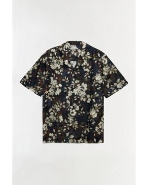 Jonathan Simkhai Casper Printed Silk Shirt - Black