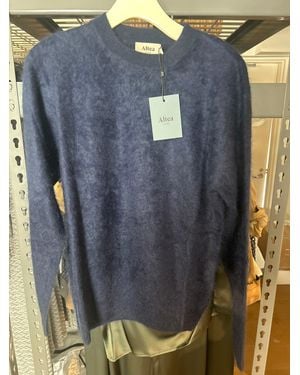 Altea Knitted Cashmere Crew Neck - Blue