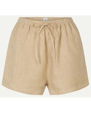 LeKasha Tabal Linen Short (Final Sale) - Natural