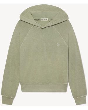 ÉTERNE Shrunken Hoodie Sweatshirt - Green