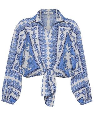Cara Cara Rumson Top - Blue