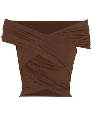 Cortana Canela Top (Final Sale) - Brown