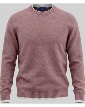 Harden Double Collar Crew - Pink