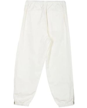 Jil Sander Cotton Blend Poplin Pants - White