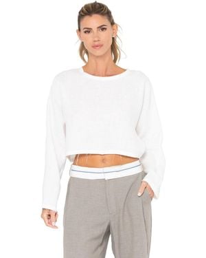 JBQ Anja Top Linen - White