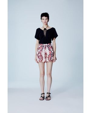Maria Cher Ortiz Amal Short (Final Sale) - Blue