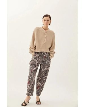 Maria Cher Leon Eli Cargo Pants (Final Sale) - Natural