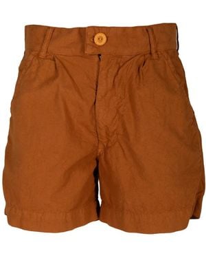 MonoStereo Moondance Crinckle Cotton Shorts - Brown