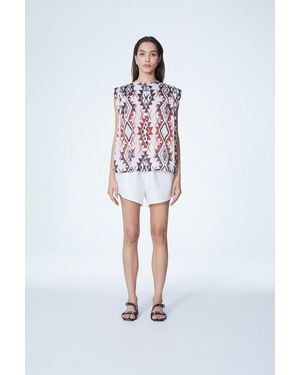 Maria Cher Ortiz Fany Sleeveless Shirt (Final Sale) - White