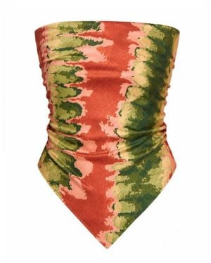 Diarrablu Moussor Scarf Top - Red