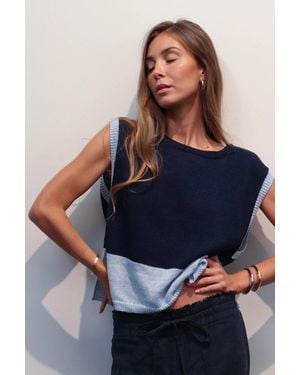 CESAR CASIER Djerba Top - Blue