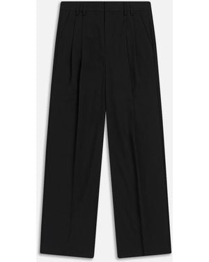 KROST Eco Double-Pleated Trouser - Black
