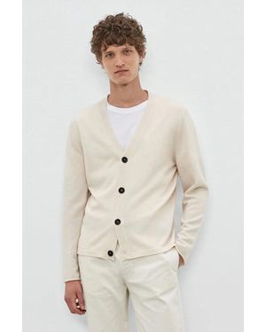 Massimo Alba Freddie Cashmere Cardigan (Final Sale) - Natural