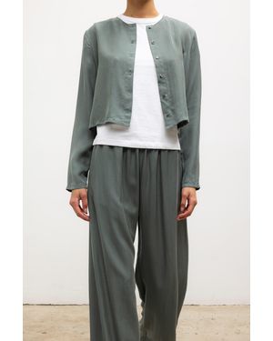 Leset Kim Classic Cardigan - Gray