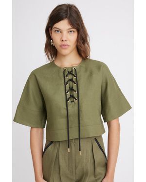Matthew Bruch Anorak Top (Final Sale) - Green