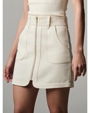 Hevron Nora Skirt - Natural