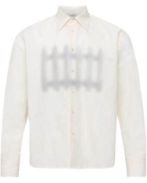 JW Anderson Fence-Printed Shirt - White