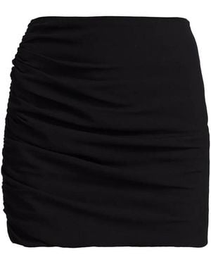 The Sei Ruched Mini Skirt (Final Sale) - Black