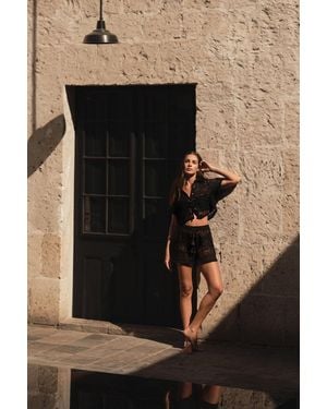 Palmacea Lia Shirt Cover Up - Black