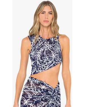 JBQ Araminta Top (Final Sale) - Blue