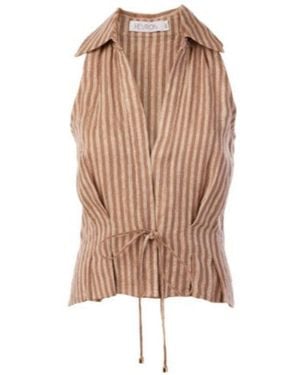 Hevron Sloan Vest (Final Sale) - Natural