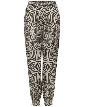 Carolina K Genie Pants Zebra Cream (Final Sale) - Multicolor