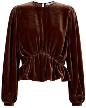 Blazé Milano Afterglow Coco Blouse - Brown
