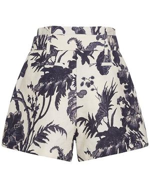 Cara Cara Palmer Shorts - White