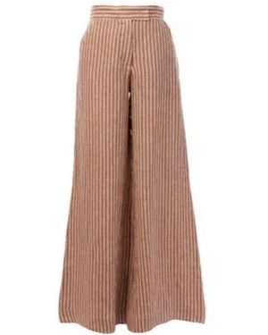 Hevron Capri Pant (Final Sale) - Brown