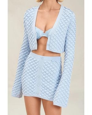 Devon Windsor Vittoria Cardigan (Final Sale) - Blue