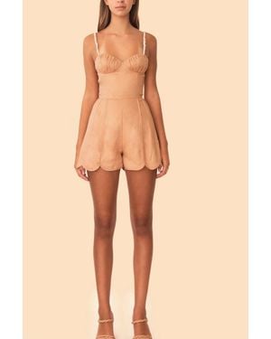 AZULU Coral Romper - Natural
