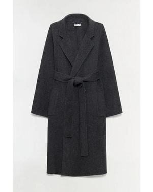 Jonathan Simkhai Sutton Double Breasted Coat - Black